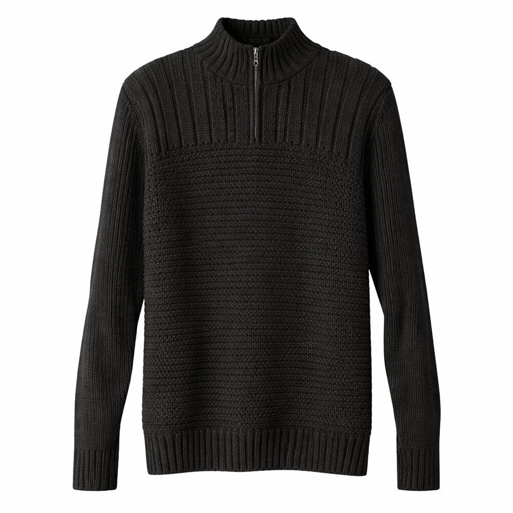 J.B. HOLT Alexander Quarter Zip Men’s Long Sleeve Sweater Size M